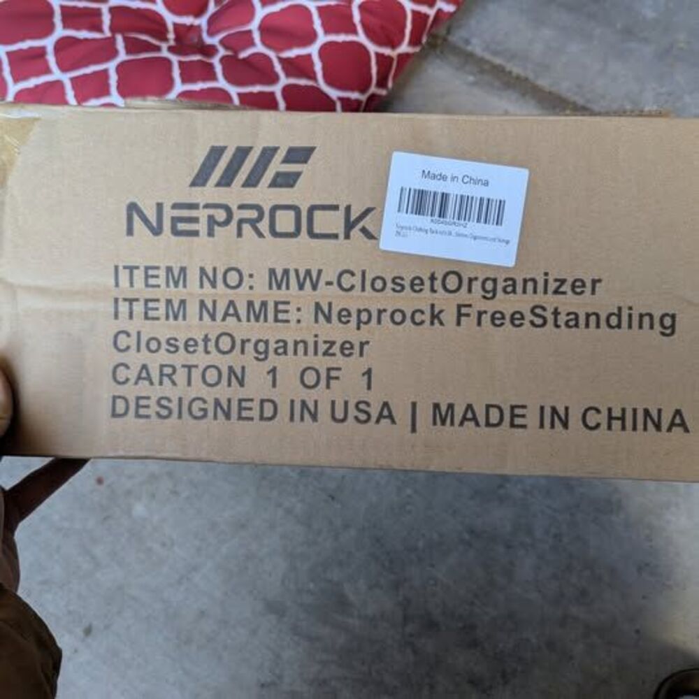 NEPROCK Free Standing Closet Organizer